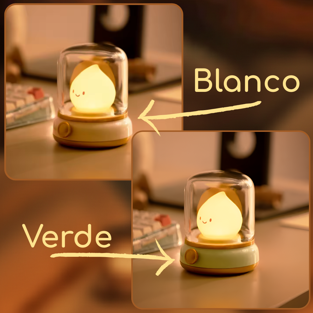 Lámpara de luz cálida