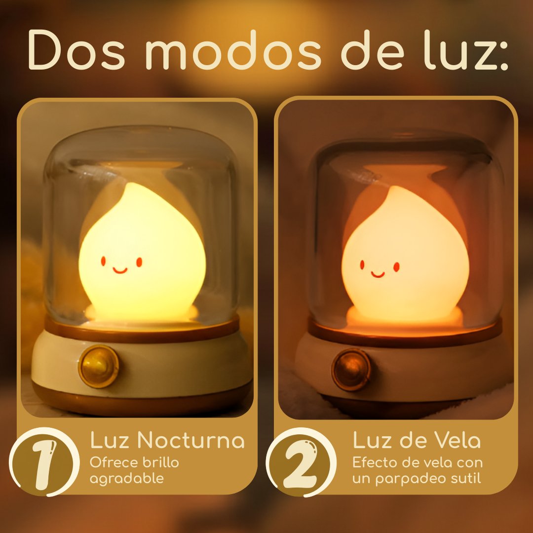 Lámpara de luz cálida