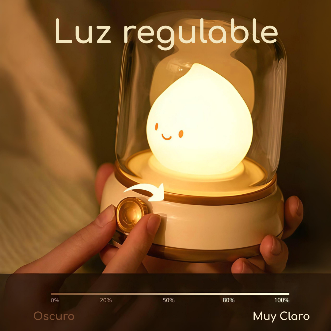 Lámpara de luz cálida