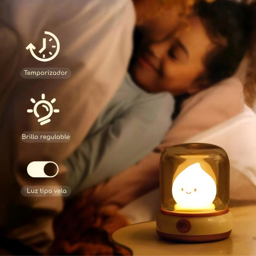 Lámpara de luz cálida