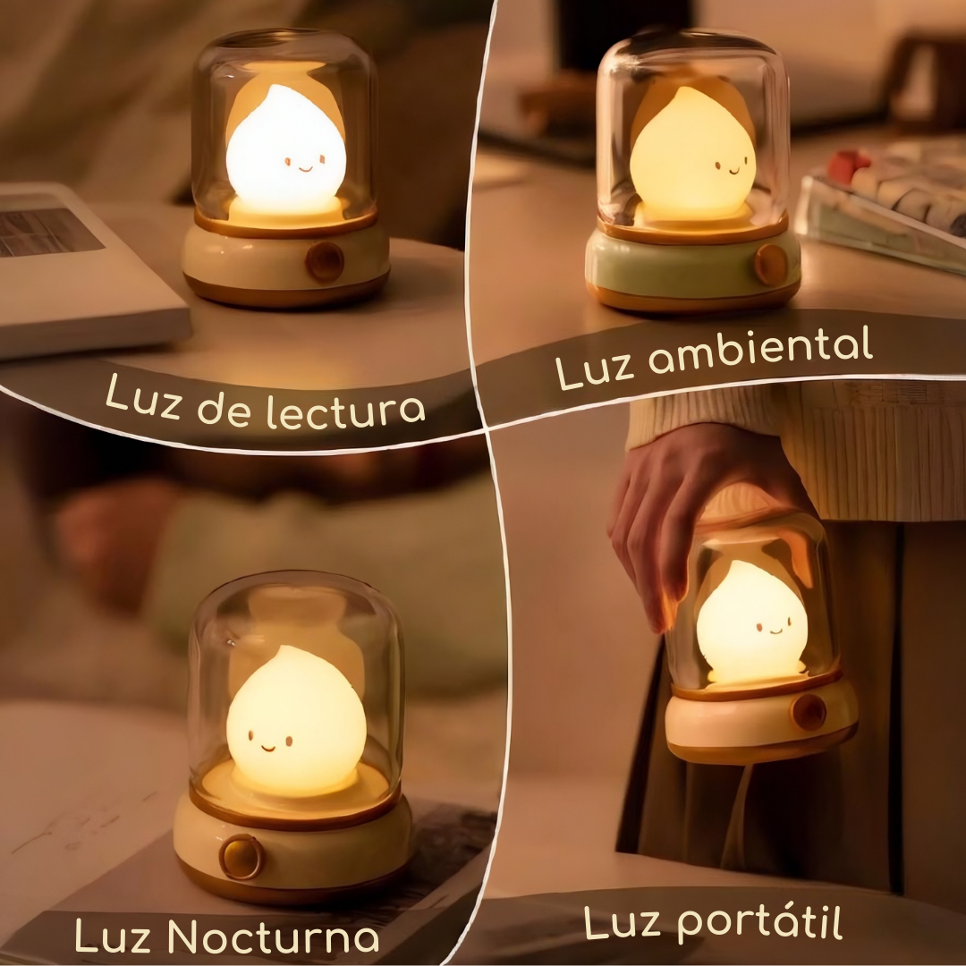 Lámpara de luz cálida