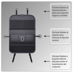 Organizador de coche con mesita plegable